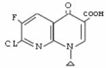 1-Cyclopropyl-6-Fluoro-7-Chloride-4-Oxo-1,4-Dihydro-1,8-Napthyridine-3-Carboxyli